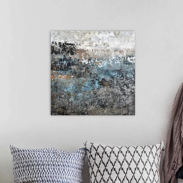 Shades of Blue I, Canvas Wall Art, 20x20, Great Big Canvas