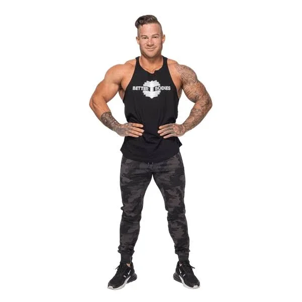 Better Bodies, Men's Tapered Joggers V2 in Black Size M