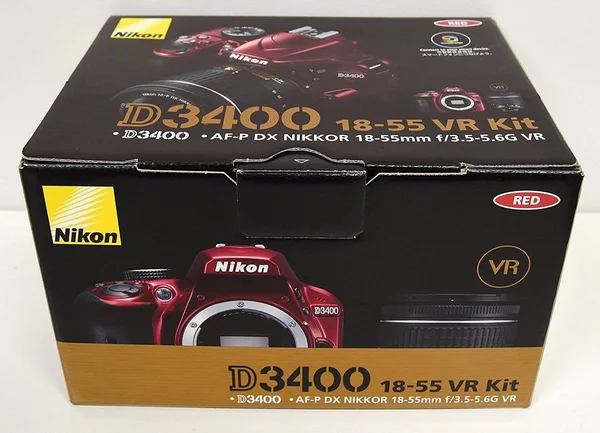 Nikon Digital Camera D3400 AF-P 18-55 VR Lens Kit Red from Japan