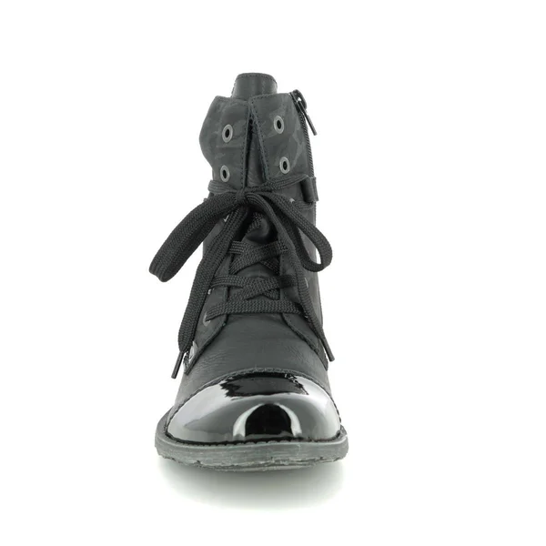 Rieker 70822-00 Peemicamo Black Patent Womens Ankle Boots