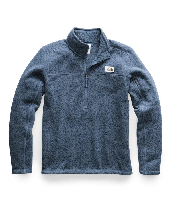 The North Face Gordon Lyons 1/4 Zip - Men's Shady Blue Heather, 3XL