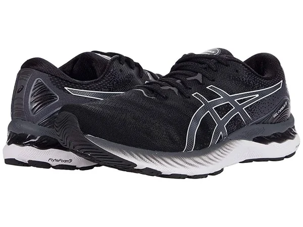Asics GEL-Nimbus 23 Men's Shoes Black/White : 9.5 EE - Wide