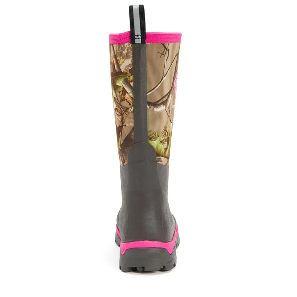 Muck Women's Woody PK Boot - 9 - Realtree APG, Pink