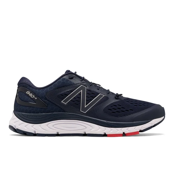 New Balance Men's 840v4 Pigment/White/Red, 11, 4E