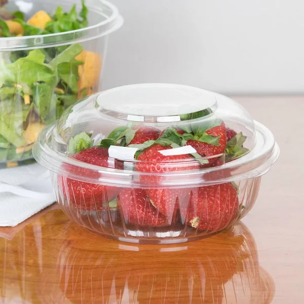 Dart PET12BCD PE 12 oz Clear Bowl with Dome Lid - Pack of 252