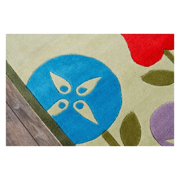 Momeni Lil Mo Whimsy Area Rug - Grass, 4& x 6&