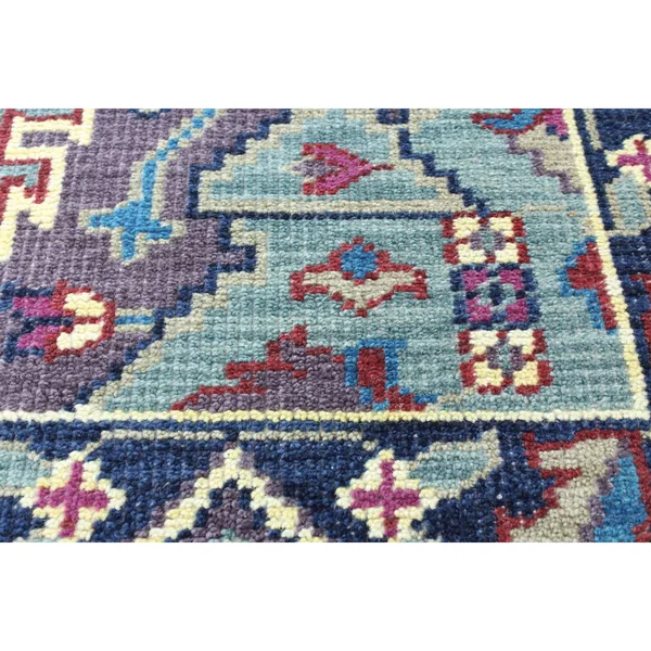 Bashian Artifact Palmyra 2&6x22 x 8& Azure Rug