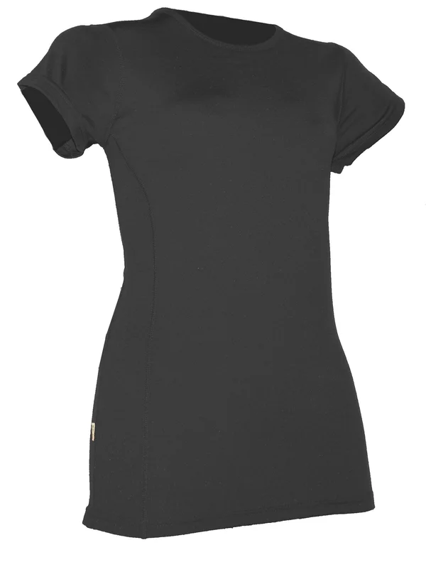 Minus33 Merino Wool Women's Appalachia Lightweight Short Sleeve Crew, Radiant Violet, X-Small