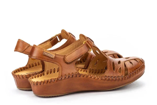 Pikolinos Womens Puerto Vallarta 655-8312 Brandy Leather Sandals 38 EU