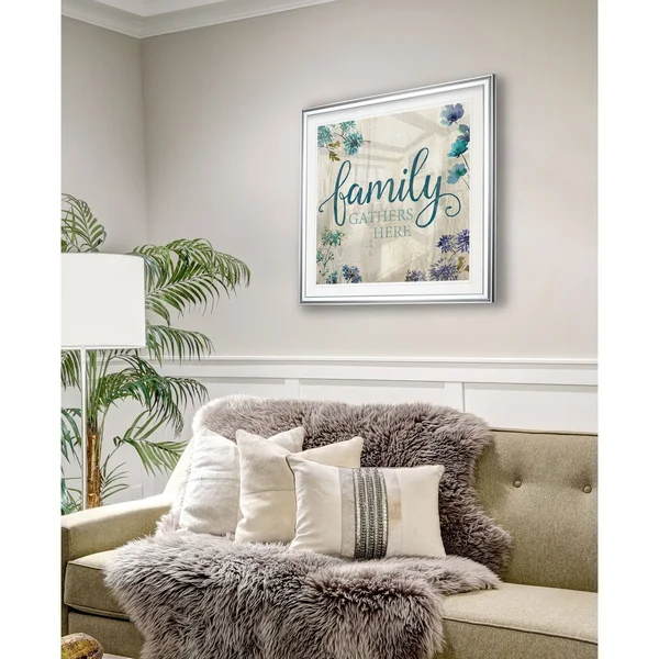 Cool Water II -Framed Giclee Print - 38 x 38