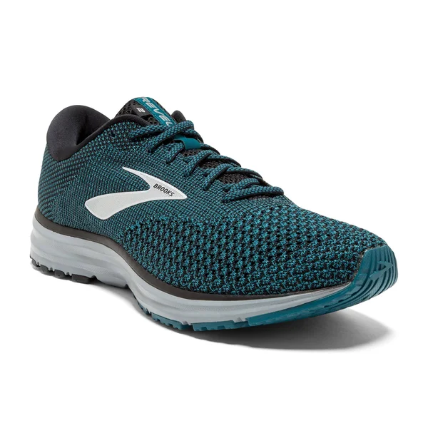 Brooks Revel 2 Black/Blue Men's Running Shoes, Size: 11.5