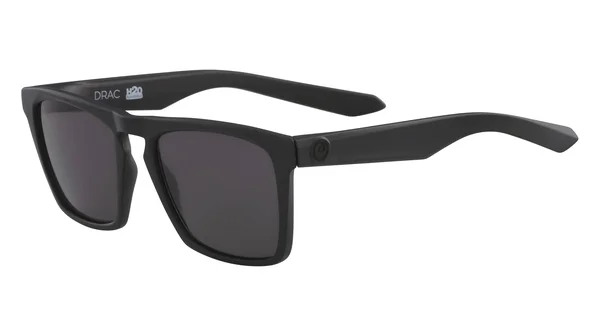 Dragon Dr Drac LL H2O 003 Matte Black Rectangular Sunglasses