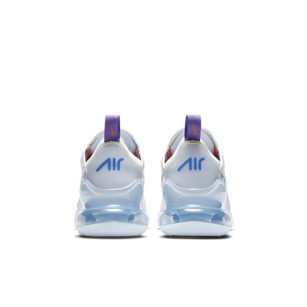 Nike Big Kids& Air Max 270 Casual Shoes in White Size 4.5