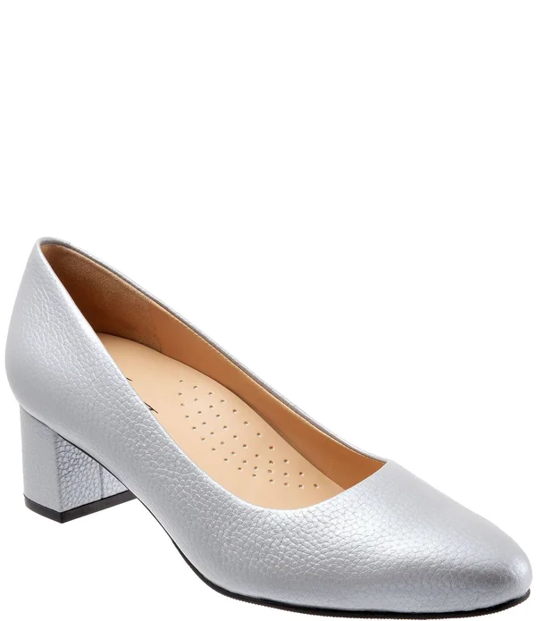Trotters Women's Kari Pump, Color: Grey, Size: 10.5