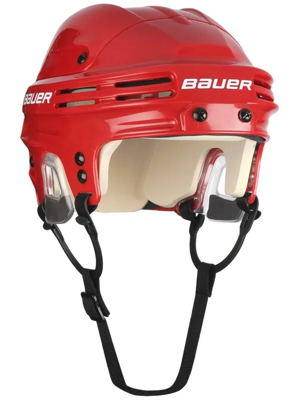 Bauer 4500 Hockey Helmet-Red-Small