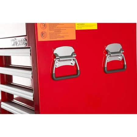Westward 26-5/16x22 Intermediate Chest, 3 Drawers, Red, 32H848