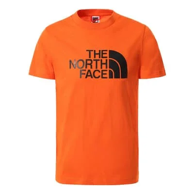 The North Face Easy Short-Sleeved T-Shirt Orange Kids - XL