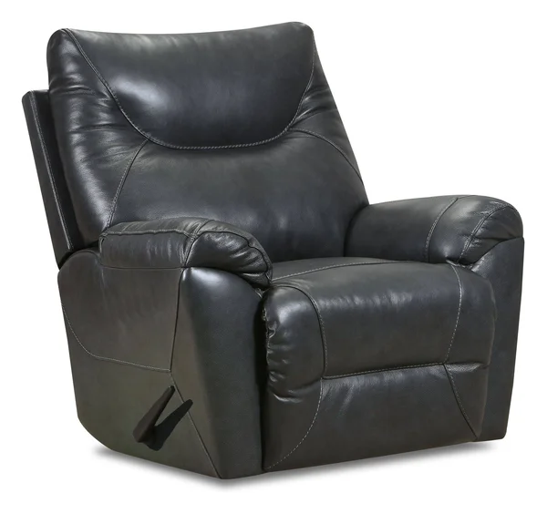 Lane Furniture 4239-18 Silhouette Charcoal Swivel Rocker Recliner with Polyester Material
