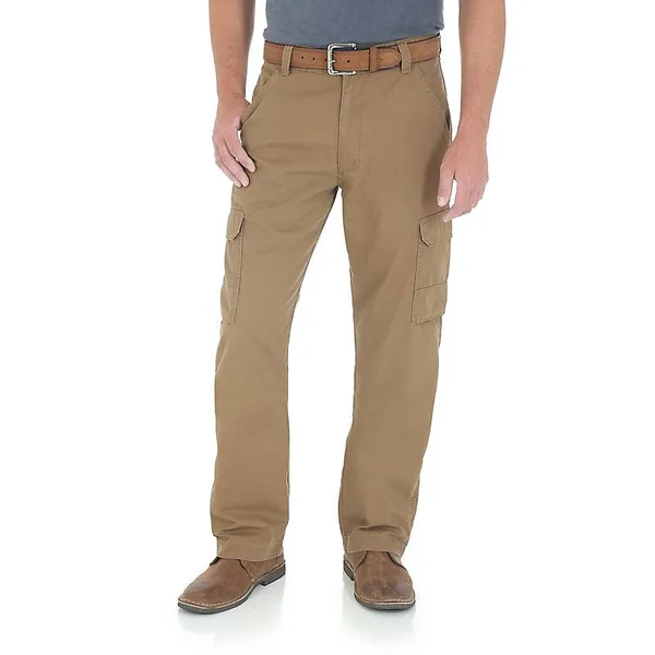 Wrangler Men's Ripstop Cargo Pants - Brown - 34/32