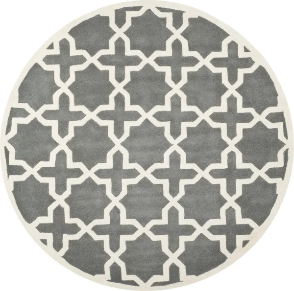 Safavieh Chatham CHT732D Dark Grey - Ivory Rug 2&3x22 x 11& Runner