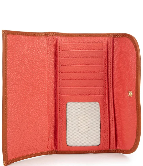 Dooney & Bourke Jeans Pebble Continental Clutch Wallet