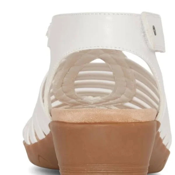 Yuu Heidi Womens Strap Sandals, 10 Medium, White