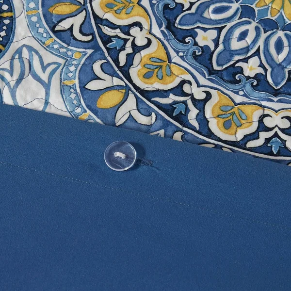 Madison Park Tangiers 6 Piece King/Cal King Blue 2-in-1 Duvet Set