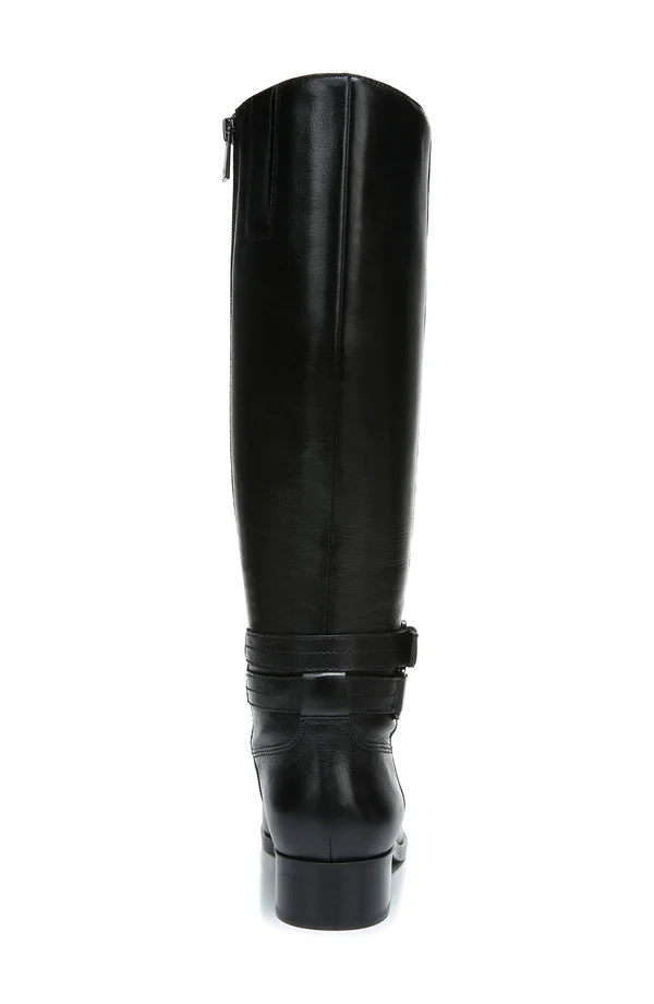 Wide Width Women's Naturalizer Reid Boot in Black Calf (Size 7 wide)