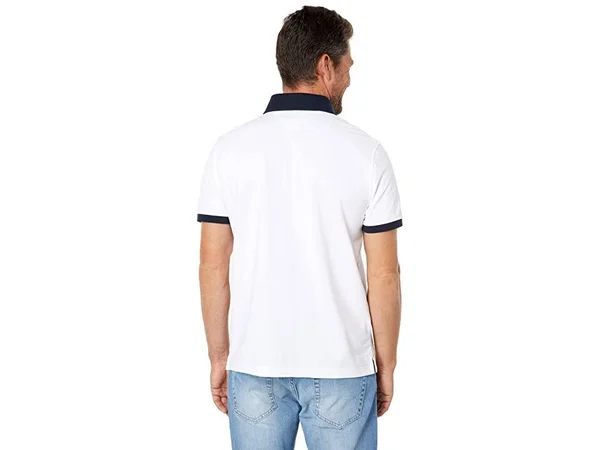 Tommy Hilfiger Tanner Polo Custom Fit Men's Clothing Bright White : 2XL