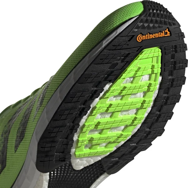 Adidas Adizero Adios 5 Boost Mens Running Shoes - Green-10.5