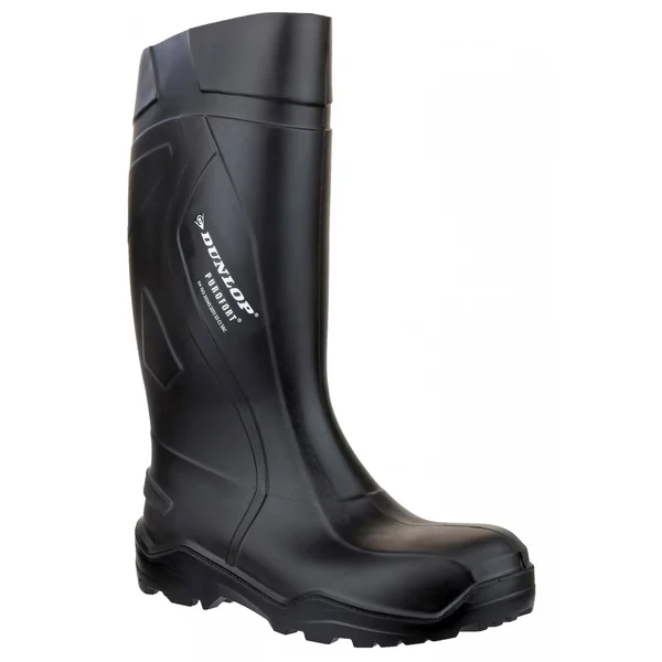 C762041, Dunlop Purofort+ Full Safety Wellington, Mens Safety Boots Black 40 EUR