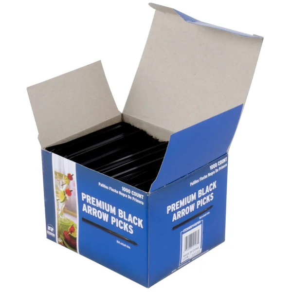 Royal Premium Black Plastic Arrow Picks, Case of 10, 000, RP148PBK
