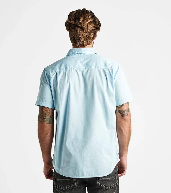 Roark Revival Well Worn Organic Cotton Shirt - Men's Slate Blue - XL