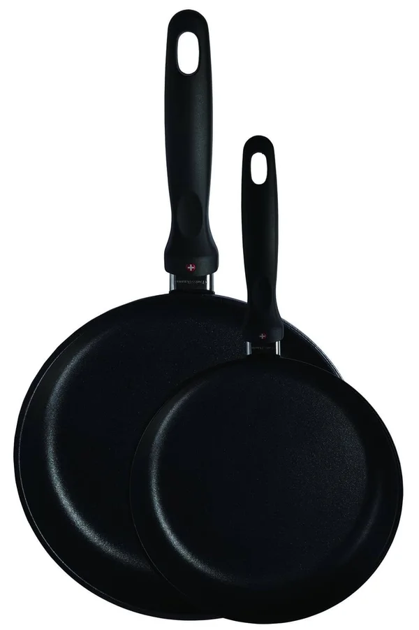 Swiss Diamond XD 2 Piece Set: Fry Pan Duo 8-Inch & 10.25-Inch, Black