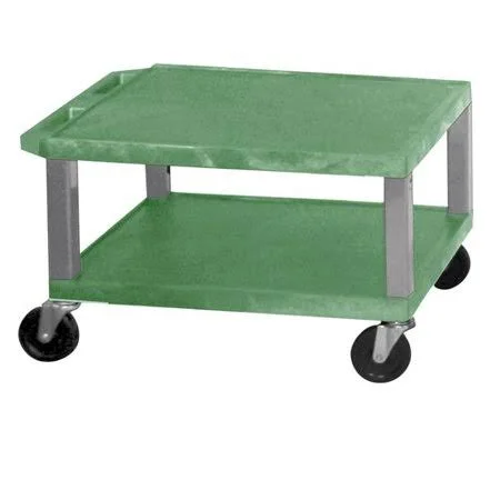 H. Wilson Company Tuffy Two Shelf Utility Cart, Green