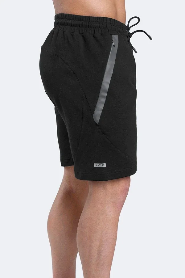 TLF Iron Shorts – Black - Mens Athletic Shorts Gym Shorts Black, 2XL