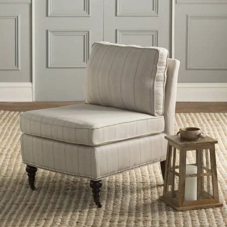 Armless Slipper Chair August Grove Upholstery: Off White