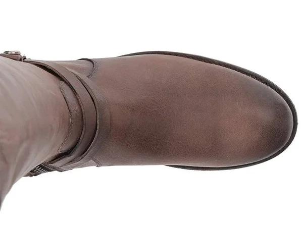 Frye Women's Melissa Belted Tall Boot Stone 8.5