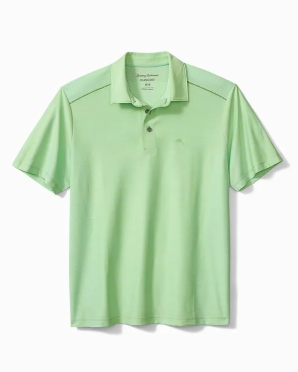 Tommy Bahama Men's Big & Tall Palm Coast IslandZone Polo - Caribbean Mist - Size 1XLB