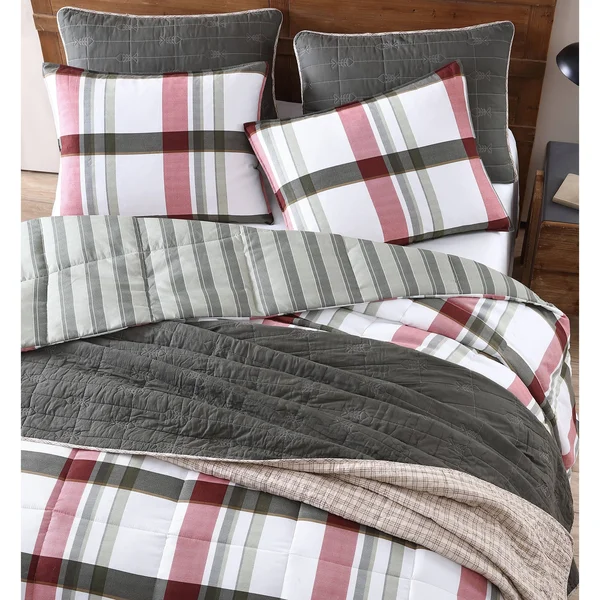 Eddie Bauer Stanton Plaid Comforter Set - Twin