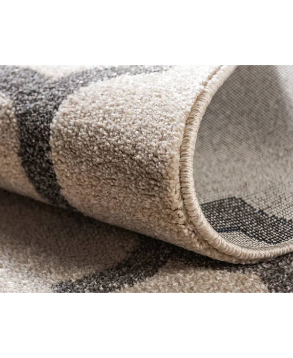 Unique Loom Philadelphia Trellis Rug, Beige/Gray (10& 6 x 16& 5)
