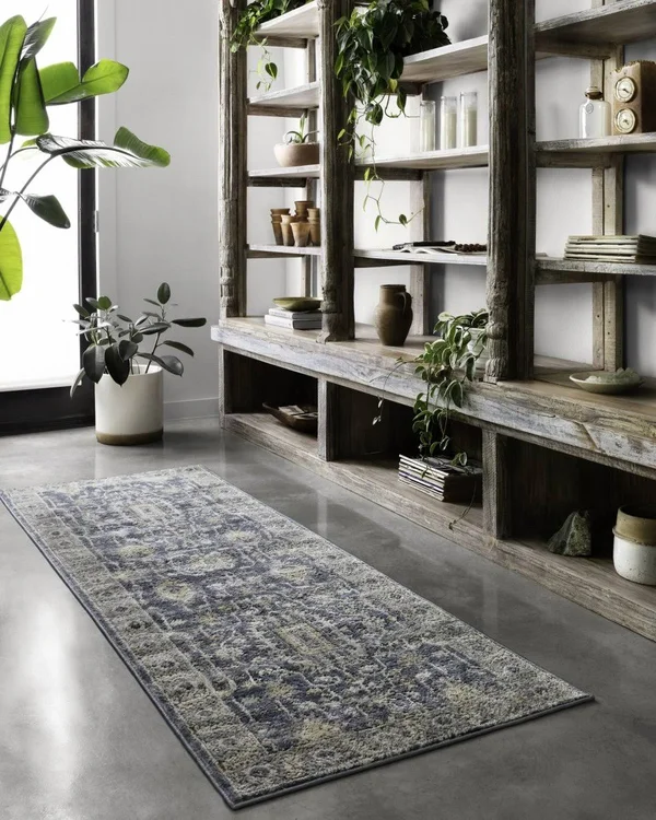 Loloi II Teagan TEA-03 Denim Pebble Rug - 5 ft 3 in x 7 ft 6 in
