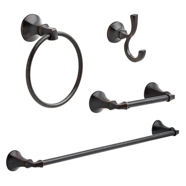 Delta KA-ASH-4-RB Ashlyn 4-Piece Accessory Kit - Venetian Bronze