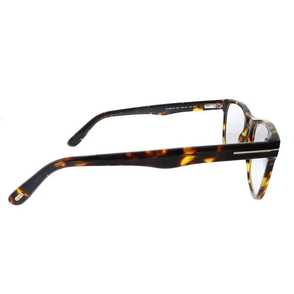 Tom Ford FT5662 B Eyeglasses 056 Shiny Vintage Havana/ Blue Block Lenses