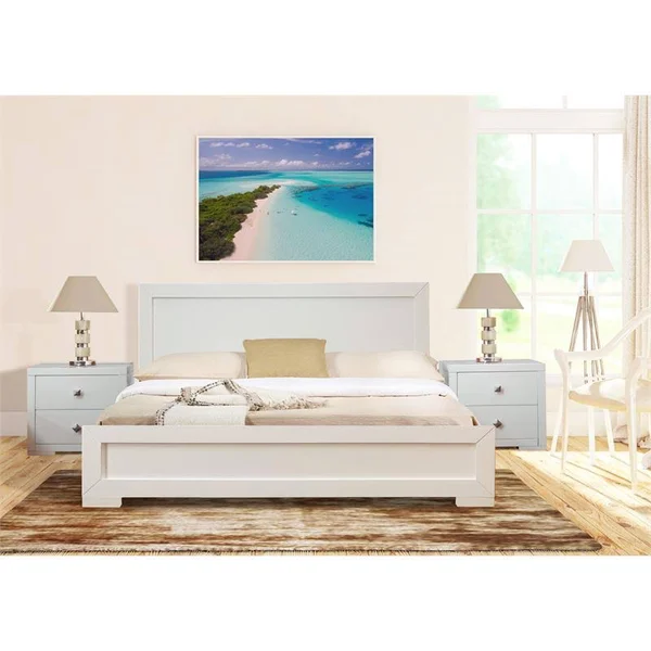 Camden Isle Oxford Bed - Queen, White