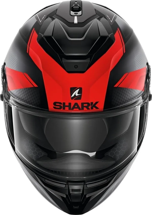 Shark Spartan GT Elgen Helmet - black-red, Size M