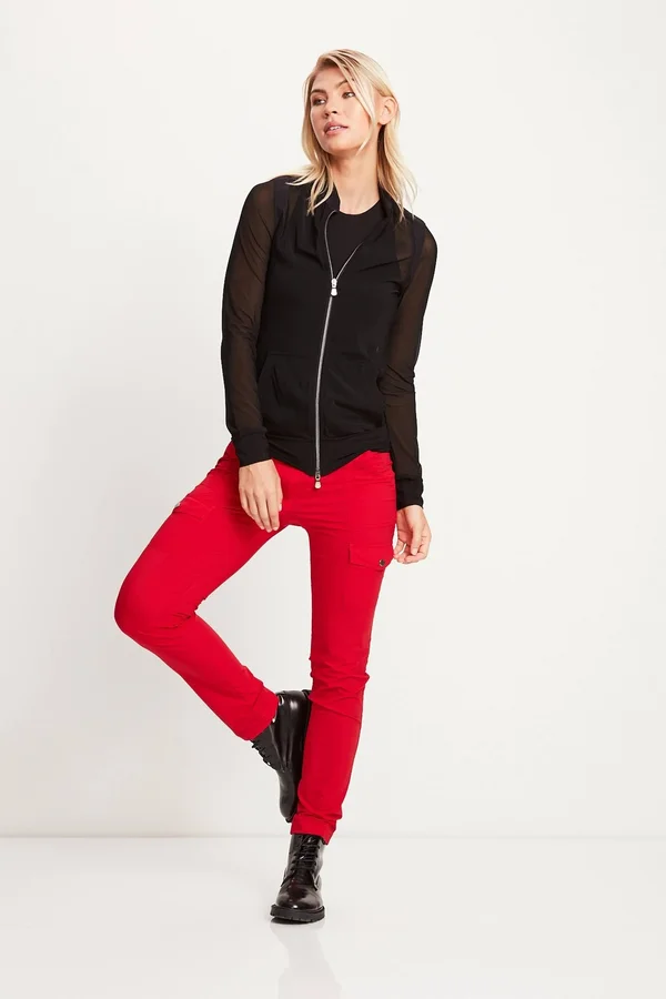 Anatomie Kate Cargo Slim Fit Red Small, Red