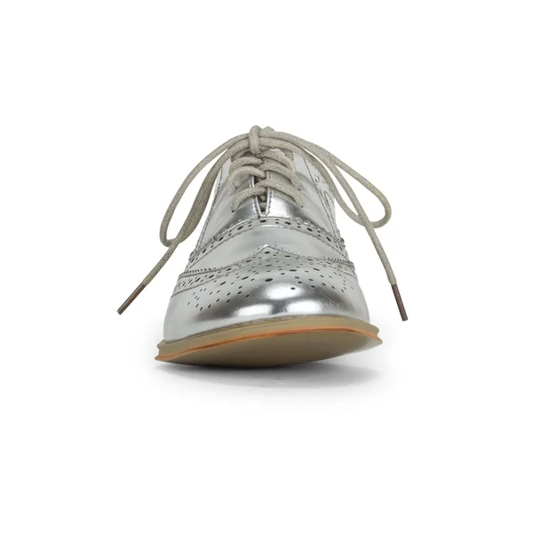 Wanted Babe Women's Wingtip Shoes, Size: 11, Silver