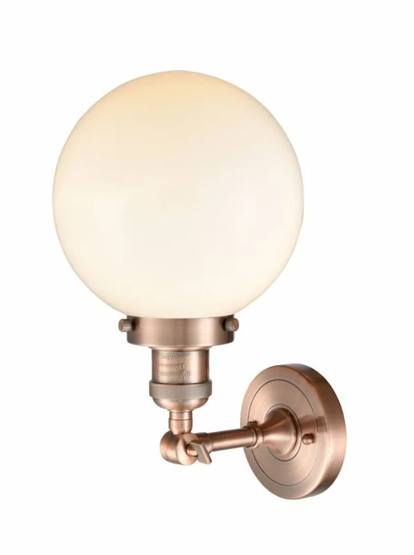 Innovations Lighting 203SW-BB-G202-8 Large Beacon-1 Light Wall Sconce