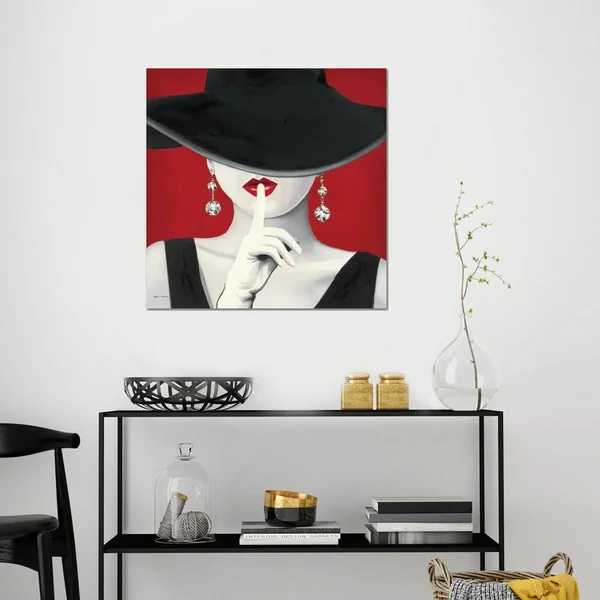 Marco Fabiano Canvas Art Prints - Haute Chapeau Rouge I